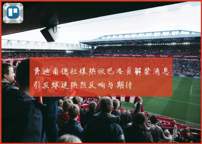 费迪南德社媒热议巴洛贡解禁消息引发球迷热烈反响与期待